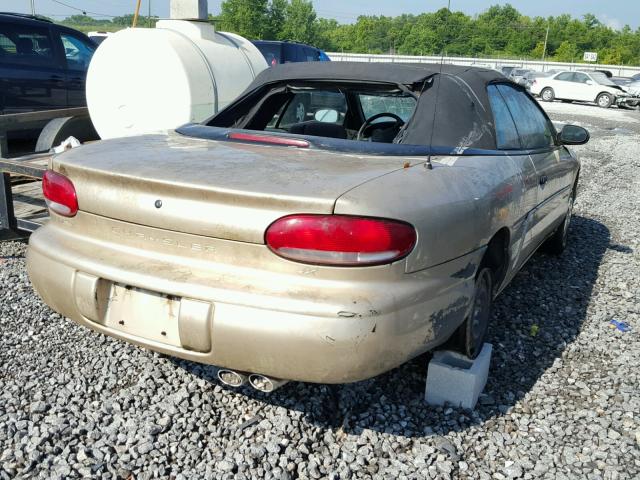 3C3EL45H0WT309292 - 1998 CHRYSLER SEBRING JX BEIGE photo 4