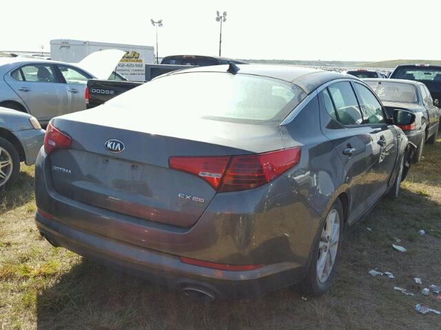 5XXGN4A78DG097195 - 2013 KIA OPTIMA EX BROWN photo 4