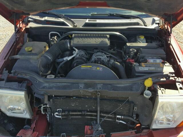 1J8HG48K96C206090 - 2006 JEEP COMMANDER RED photo 7