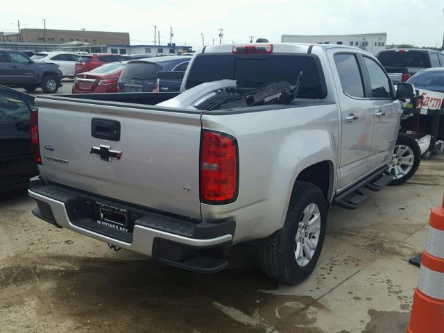 1GCGSCE31G1200886 - 2016 CHEVROLET COLORADO L SILVER photo 4