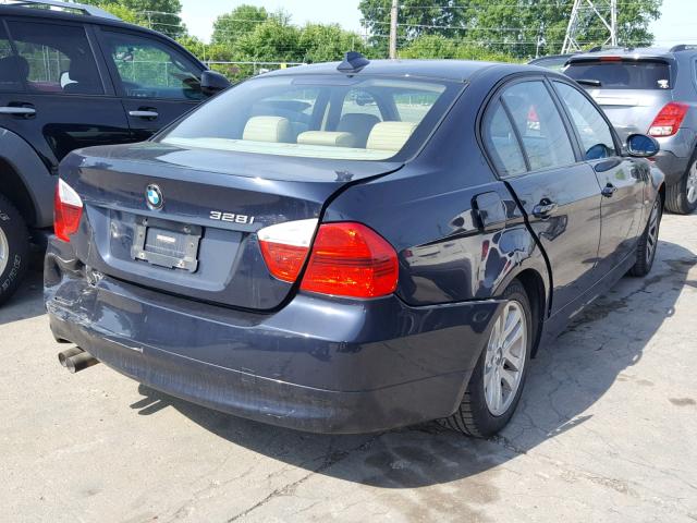 WBAVA335X7PG50774 - 2007 BMW 328 I BLUE photo 4