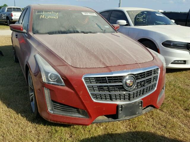 1G6AV5S8XE0147829 - 2014 CADILLAC CTS VSPORT RED photo 1