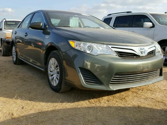 4T1BD1FK0DU071060 - 2013 TOYOTA CAMRY GRAY photo 1