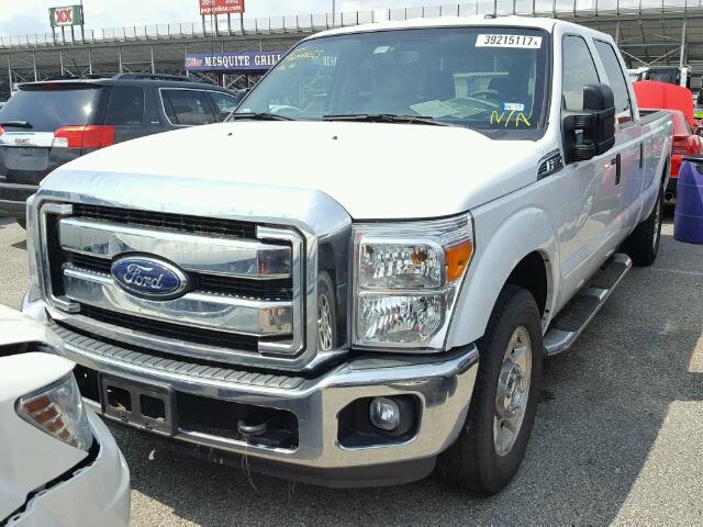 1FT7W2A65FEB77327 - 2015 FORD F250 WHITE photo 2