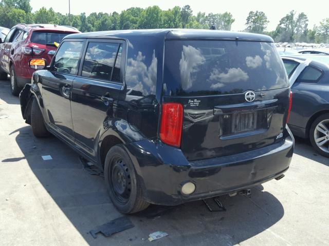 JTLKE50E791070139 - 2009 TOYOTA SCION XB შავი ფოტო 3