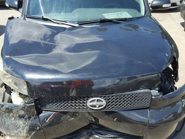 JTLKE50E791070139 - 2009 TOYOTA SCION XB შავი ფოტო 7