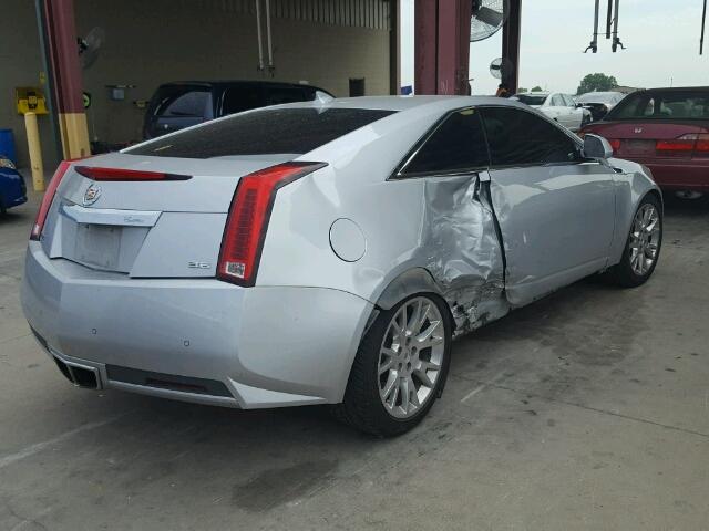 1G6DK1ED9B0133150 - 2011 CADILLAC CTS PERFOR SILVER photo 4