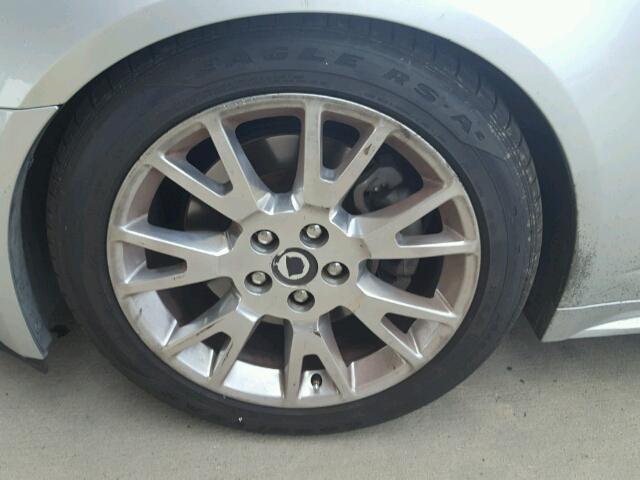 1G6DK1ED9B0133150 - 2011 CADILLAC CTS PERFOR Srebrny zdjęcie 8