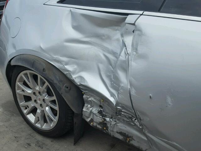 1G6DK1ED9B0133150 - 2011 CADILLAC CTS PERFOR Srebrny zdjęcie 9