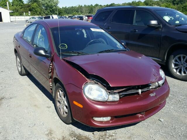 1P3ES46C51D194592 - 2001 PLYMOUTH NEON BASE 栗色 照片 1