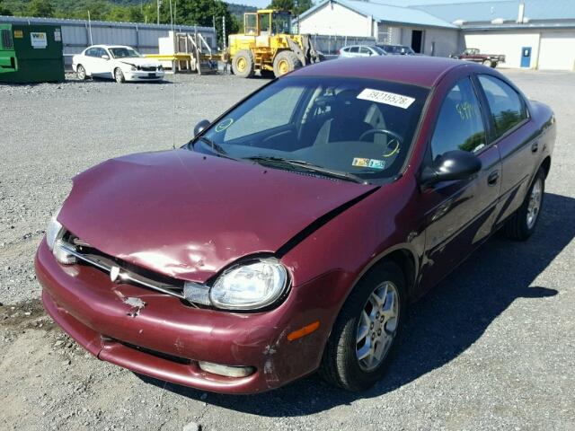 1P3ES46C51D194592 - 2001 PLYMOUTH NEON BASE 栗色 照片 2