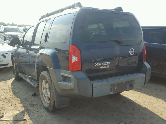 5N1AN08U68C520609 - 2008 NISSAN XTERRA OFF BLUE photo 3