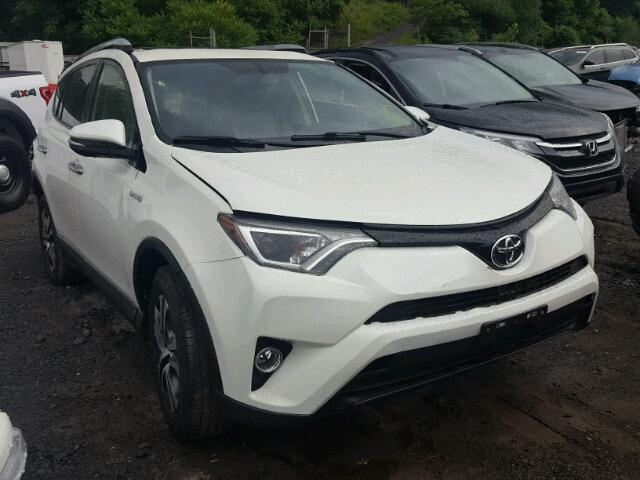 JTMDJREV7HD146326 - 2017 TOYOTA RAV4 HV LI WHITE photo 1