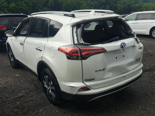 JTMDJREV7HD146326 - 2017 TOYOTA RAV4 HV LI WHITE photo 3