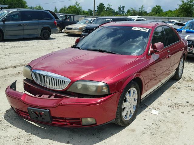 1LNHM87A44Y615173 - 2004 LINCOLN LS Qırmızı foto 2