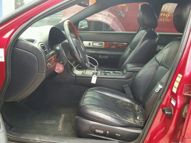 1LNHM87A44Y615173 - 2004 LINCOLN LS Qırmızı foto 5