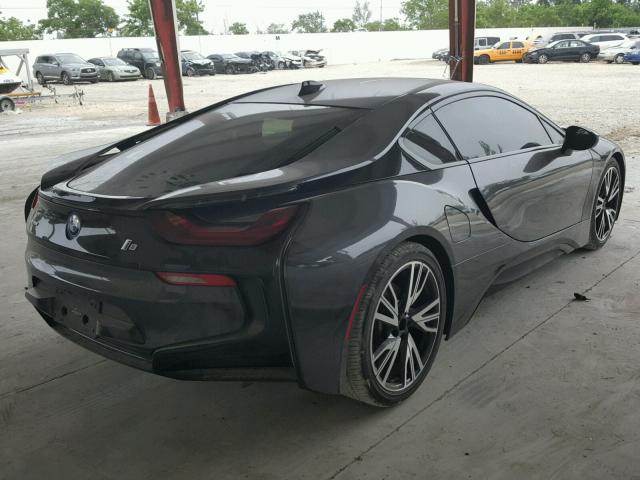 WBY2Z2C57FV392454 - 2015 BMW I8 BLACK photo 4