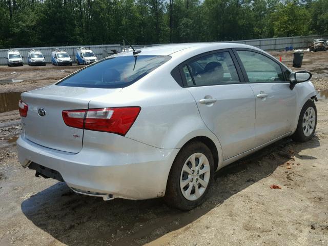 KNADM4A3XH6057723 - 2017 KIA RIO LX SILVER photo 4