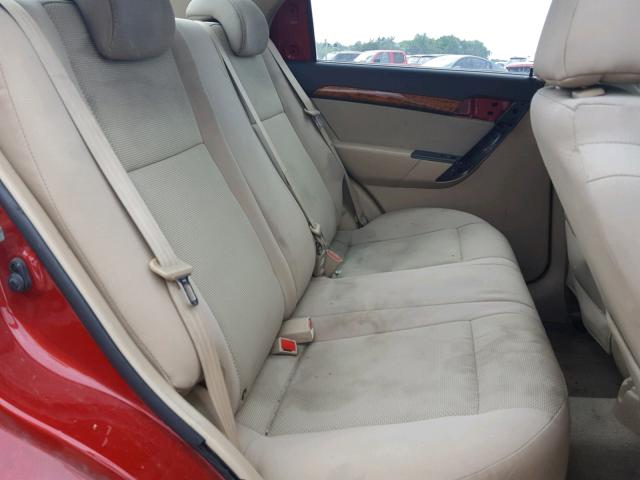 KL1TD5DE9AB096728 - 2010 CHEVROLET AVEO LS RED photo 6