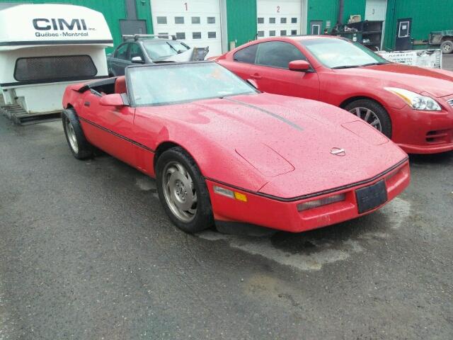 1G1YY6781G5901507 - 1986 CHEVROLET CORVETTE RED photo 1