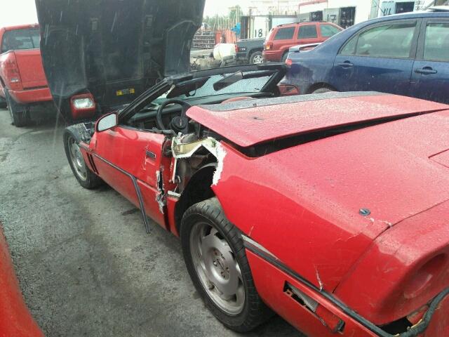 1G1YY6781G5901507 - 1986 CHEVROLET CORVETTE RED photo 9