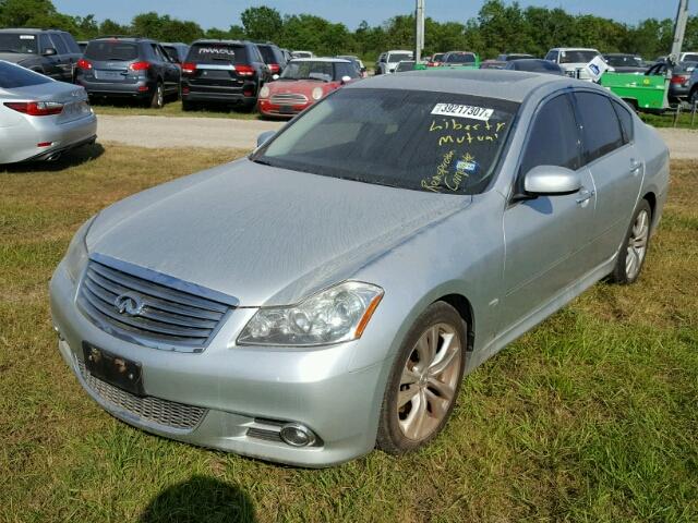 JNKAY01E88M605264 - 2008 INFINITI M35 BASE SILVER photo 2