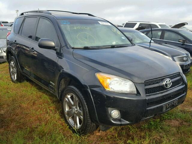 2T3WF4DV7AW040854 - 2010 TOYOTA RAV4 BLACK photo 1