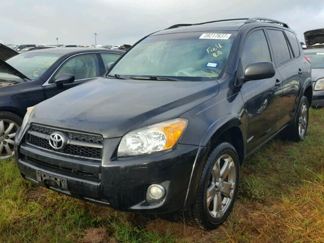 2T3WF4DV7AW040854 - 2010 TOYOTA RAV4 BLACK photo 2
