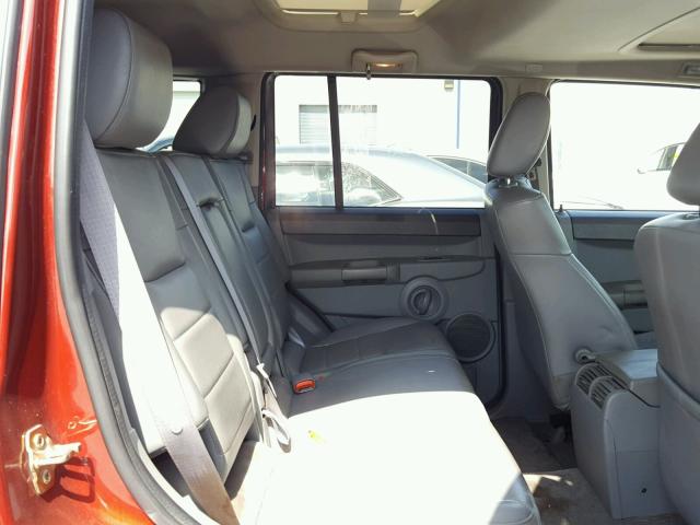 1J8HH48K87C655050 - 2007 JEEP COMMANDER წითელი ფოტო 6
