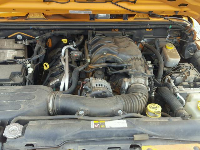 1C4AJWAG1DL547234 - 2013 JEEP WRANGLER S YELLOW photo 7