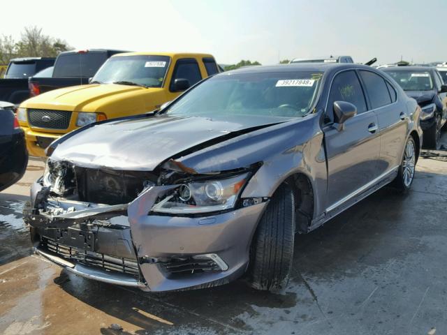 JTHBL5EF3G5139531 - 2016 LEXUS LS 460 GRAY photo 2