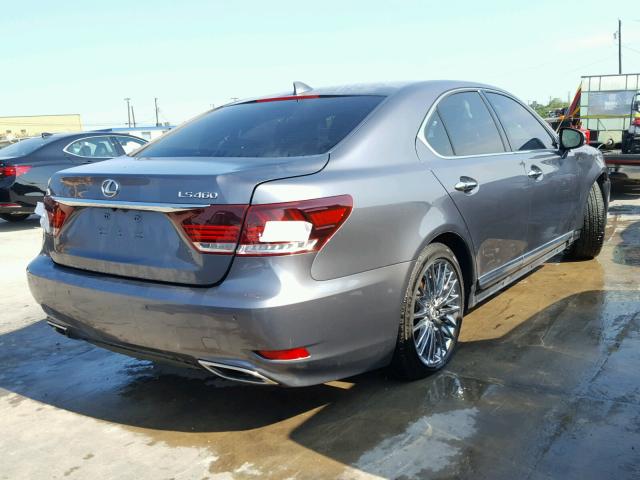 JTHBL5EF3G5139531 - 2016 LEXUS LS 460 GRAY photo 4