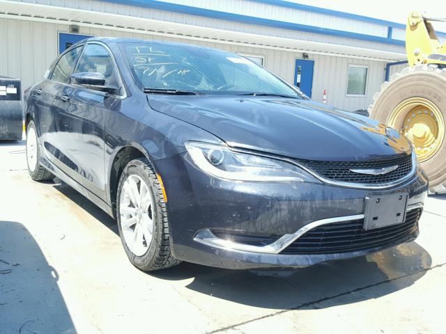 1C3CCCAB0GN182564 - 2016 CHRYSLER 200 LIMITE BLACK photo 1