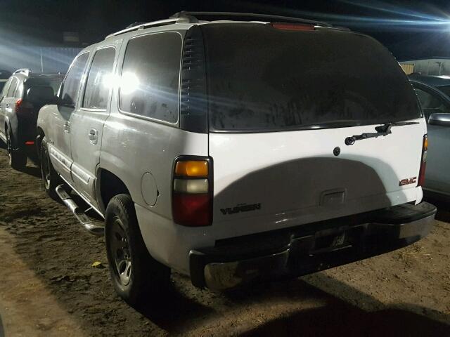 1GKEC13Z74R211702 - 2004 GMC YUKON WHITE photo 3