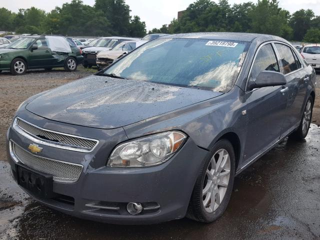 1G1ZK577284214177 - 2008 CHEVROLET MALIBU LTZ ნაცრისფერი ფოტო 2