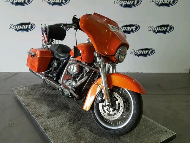 1HD1KBM34CB636510 - 2012 HARLEY-DAVIDSON FLHX STREE ORANGE photo 1