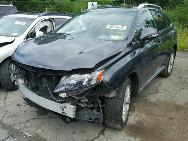 JTJBC1BA5A2026348 - 2010 LEXUS RX 450 GRAY photo 2