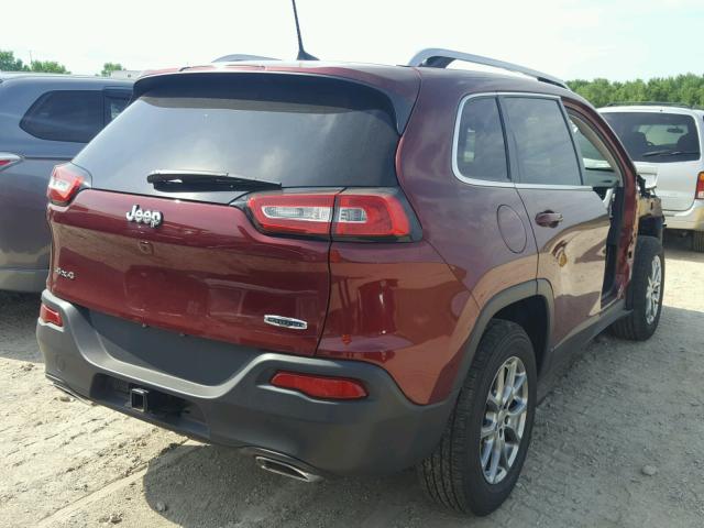 1C4PJMLX6JD609079 - 2018 JEEP CHEROKEE L RED photo 4