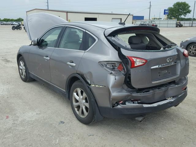 JN1AJ0HR7AM751386 - 2010 INFINITI EX35 BASE GRAY photo 3