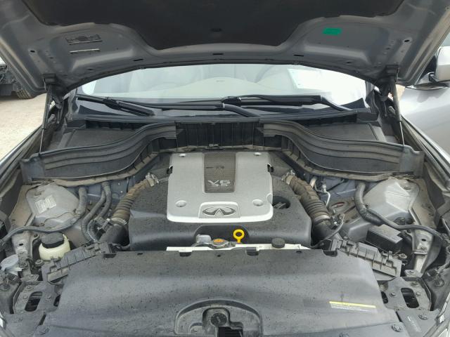 JN1AJ0HR7AM751386 - 2010 INFINITI EX35 BASE GRAY photo 7