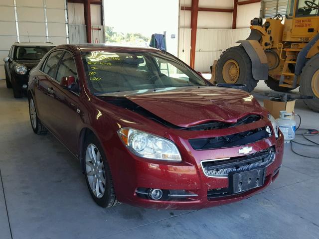 1G1ZK57768F210279 - 2008 CHEVROLET MALIBU LTZ 栗色 照片 1