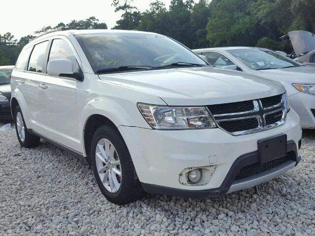 3C4PDDBG0ET177629 - 2014 DODGE JOURNEY WHITE photo 1