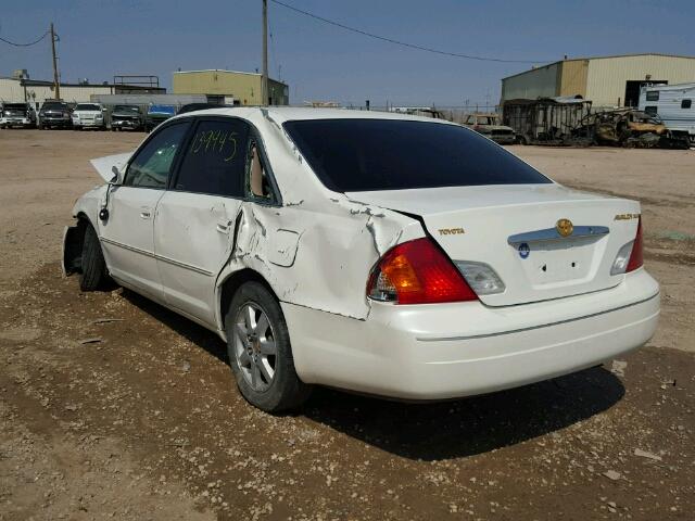 4T1BF28B6YU051155 - 2000 TOYOTA AVALON WHITE photo 3