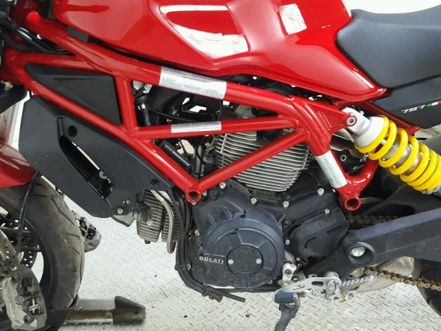 ZDMMADBM0HB002776 - 2017 DUCATI MONSTER 79 RED photo 12