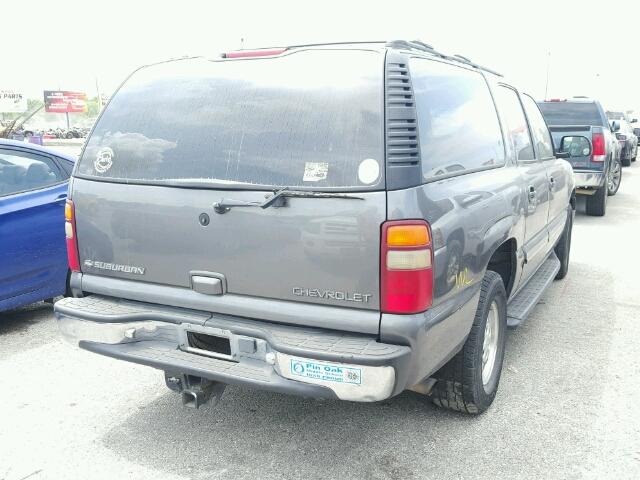 3GNEC16T11G288765 - 2001 CHEVROLET SUBURBAN GRAY photo 4