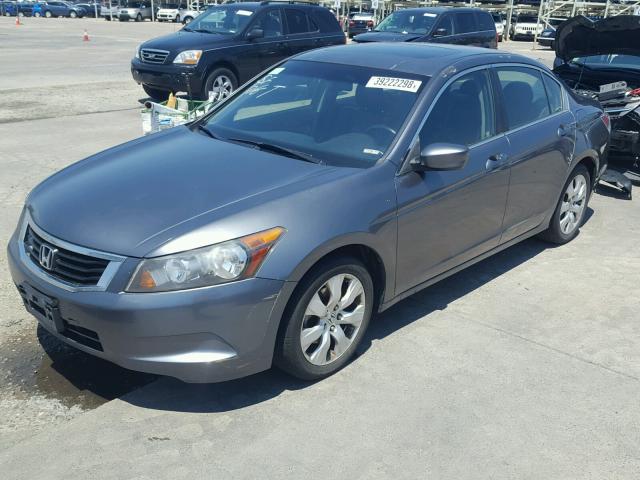 JHMCP26868C077403 - 2008 HONDA ACCORD EXL GRAY photo 2