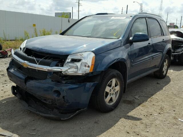 2CNDL63F376096764 - 2007 CHEVROLET EQUINOX LT TEAL photo 2