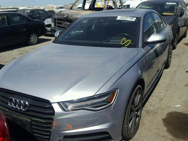 WAUHGAFC4GN062145 - 2016 AUDI A6 PRESTIG SILVER photo 2