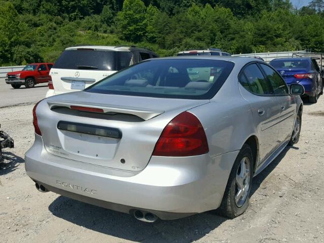 2G2WP522141146651 - 2004 PONTIAC GRAND PRIX SILVER photo 4