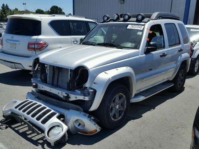 1J4GL38K53W538248 - 2003 JEEP LIBERTY RE SILVER photo 2